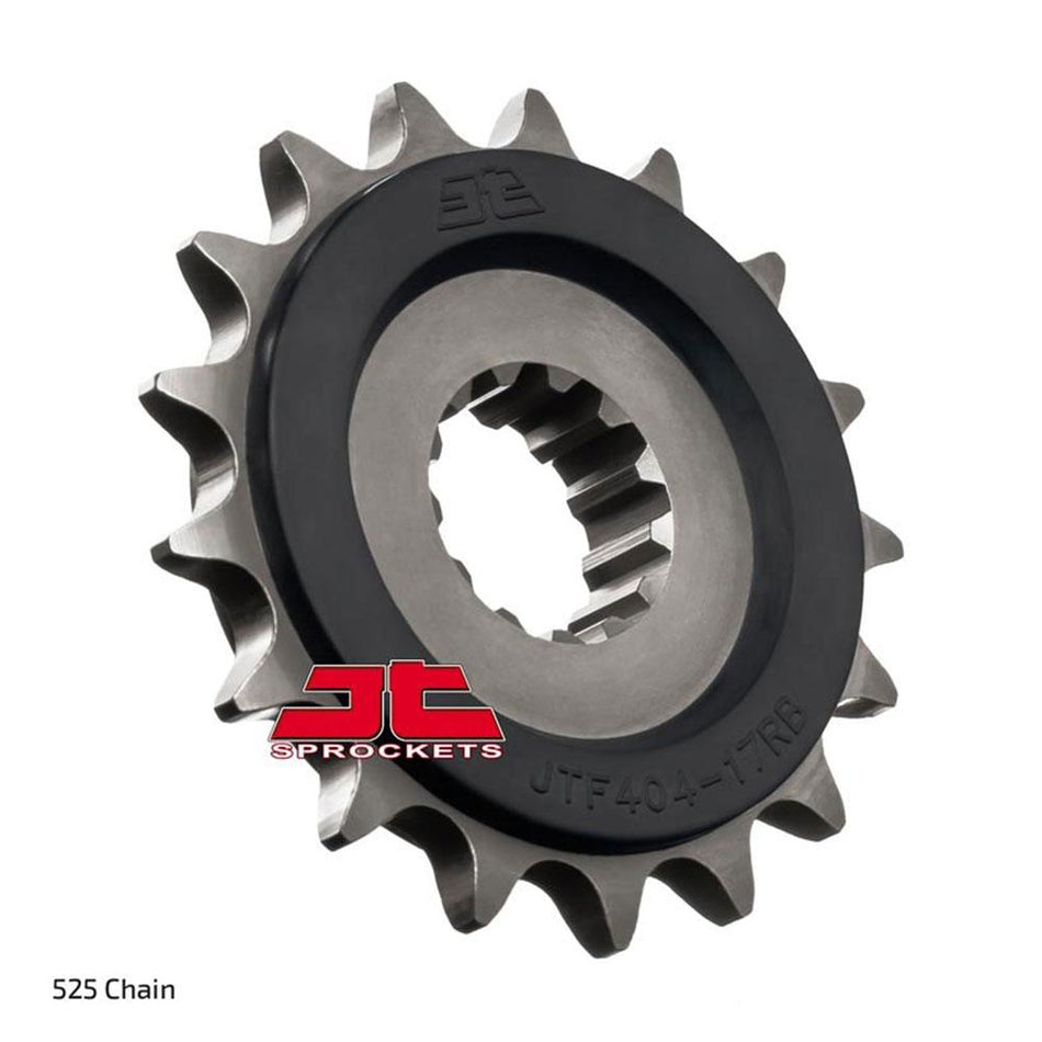 FRONT SPROCKET - STEEL With RUBBER CUSH 17T 525P 1
