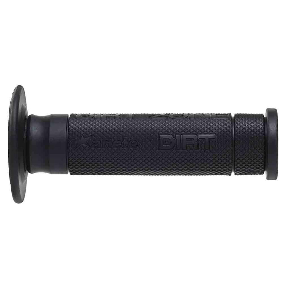 ARIETE MOTORCYCLE HAND GRIPS - OFF ROAD - DIRT ZONE 135mm Open End - BLACK 1
