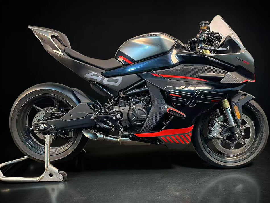 CFMOTO 450SR, 450SS, 450SR-S Stainless Steel Low Mount Exhaust System 2023-24