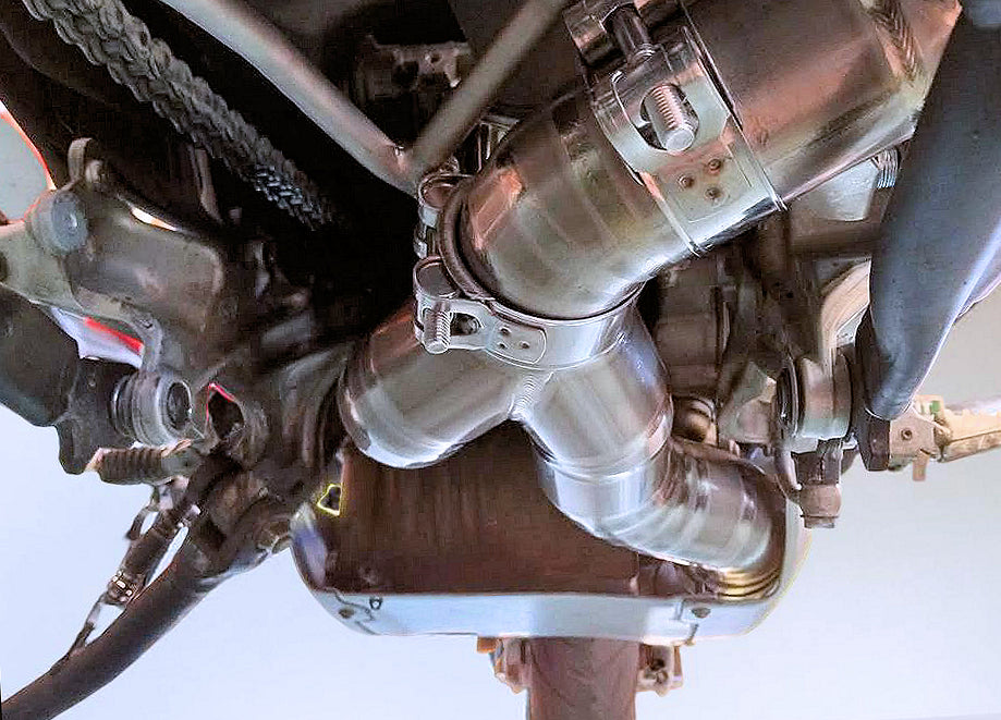 Ducati Multistrada V4 Titanium Cat Delete Link Pipe