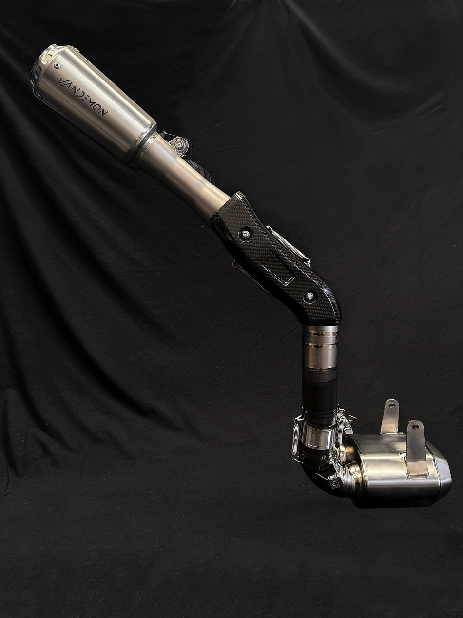Ducati Panigale/ Streetfighter V2 High Mount Titanium Slip-On Mufflers 2020-2024