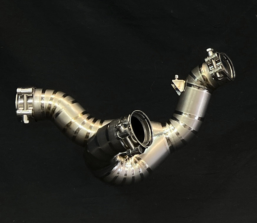 Ducati Multistrada V4 Titanium Cat Delete Link Pipe