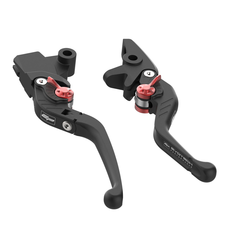 Evotech Evo Folding Clutch and Short Brake Lever Set - Royal Enfield Guerrilla 450 (2024+), PRN017984-017987-02, Image 1