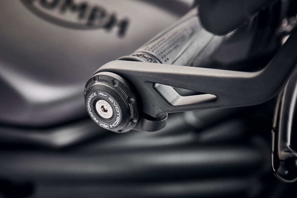 Evotech Bar End Weights for OE Handlebar End Mirrors - Triumph Speed Triple 1200 RS (2025+), PRN015509-19, Image 3