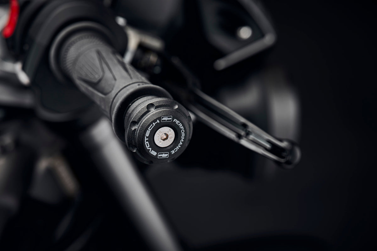 Evotech Bar End Weights (Non Bar End Mirror Version) - Triumph Street Triple 765 RS (2023+) - 6