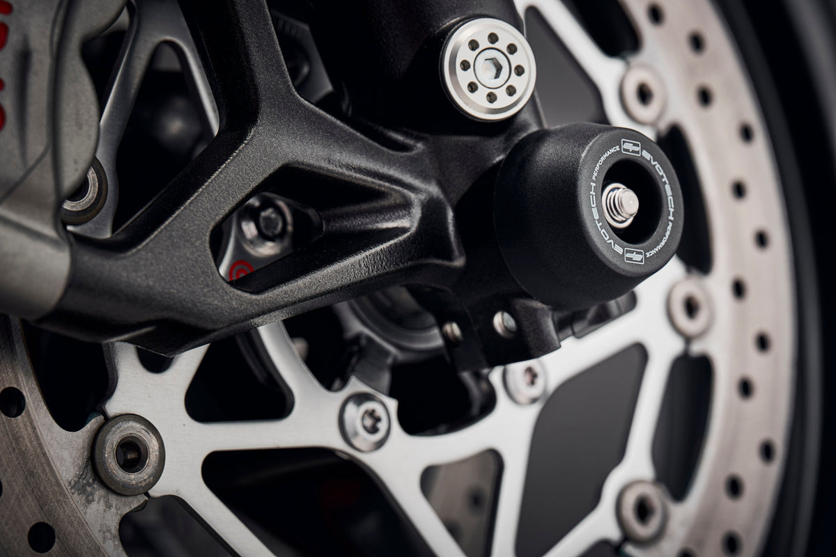 Evotech Spindle Bobbins Kit - Triumph Street Triple 765 RX (2026) - Axle Crash Protection - 2 - Image