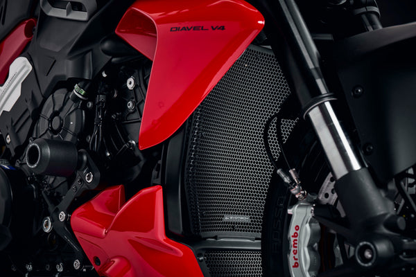 Evotech Ducati Diavel V4 Radiator and Oil Cooler Guard Set (2023+)