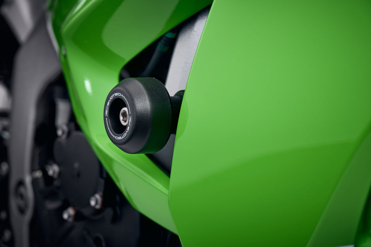 Evotech Kawasaki Ninja ZX-6R Crash Bobbins (2024+) - 2