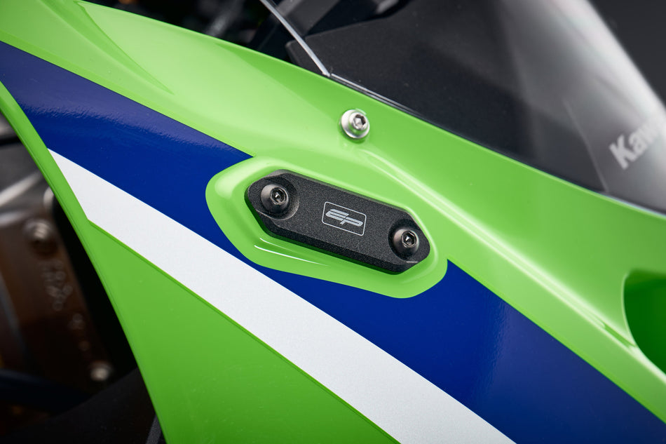 Evotech Mirror Blanking Plates - Kawasaki Ninja 500 (2024+) - 2