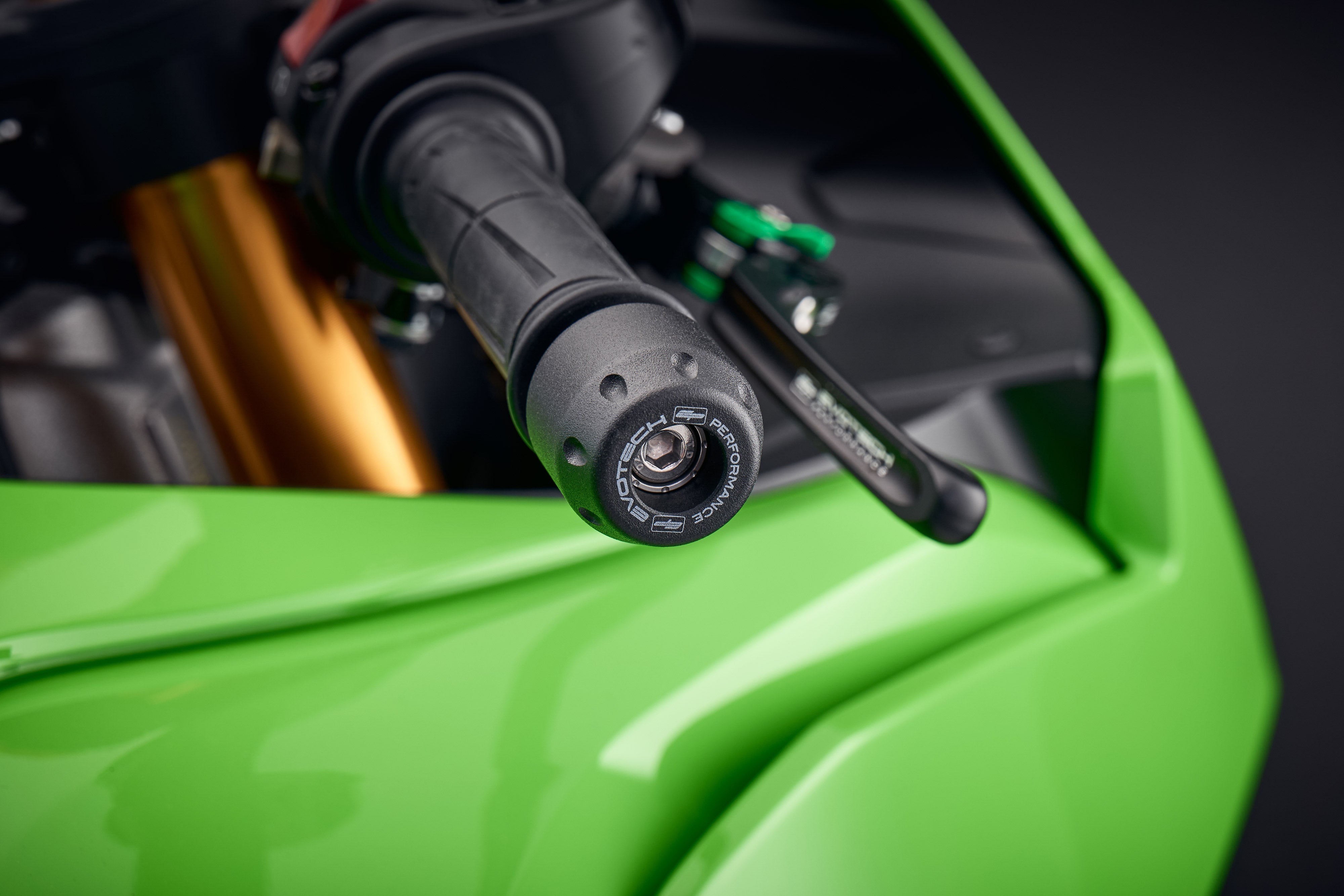 Evotech Bar End Weights (Touring) - Kawasaki Ninja ZX-6R 40th Anniversary Edition (2024+) - 2