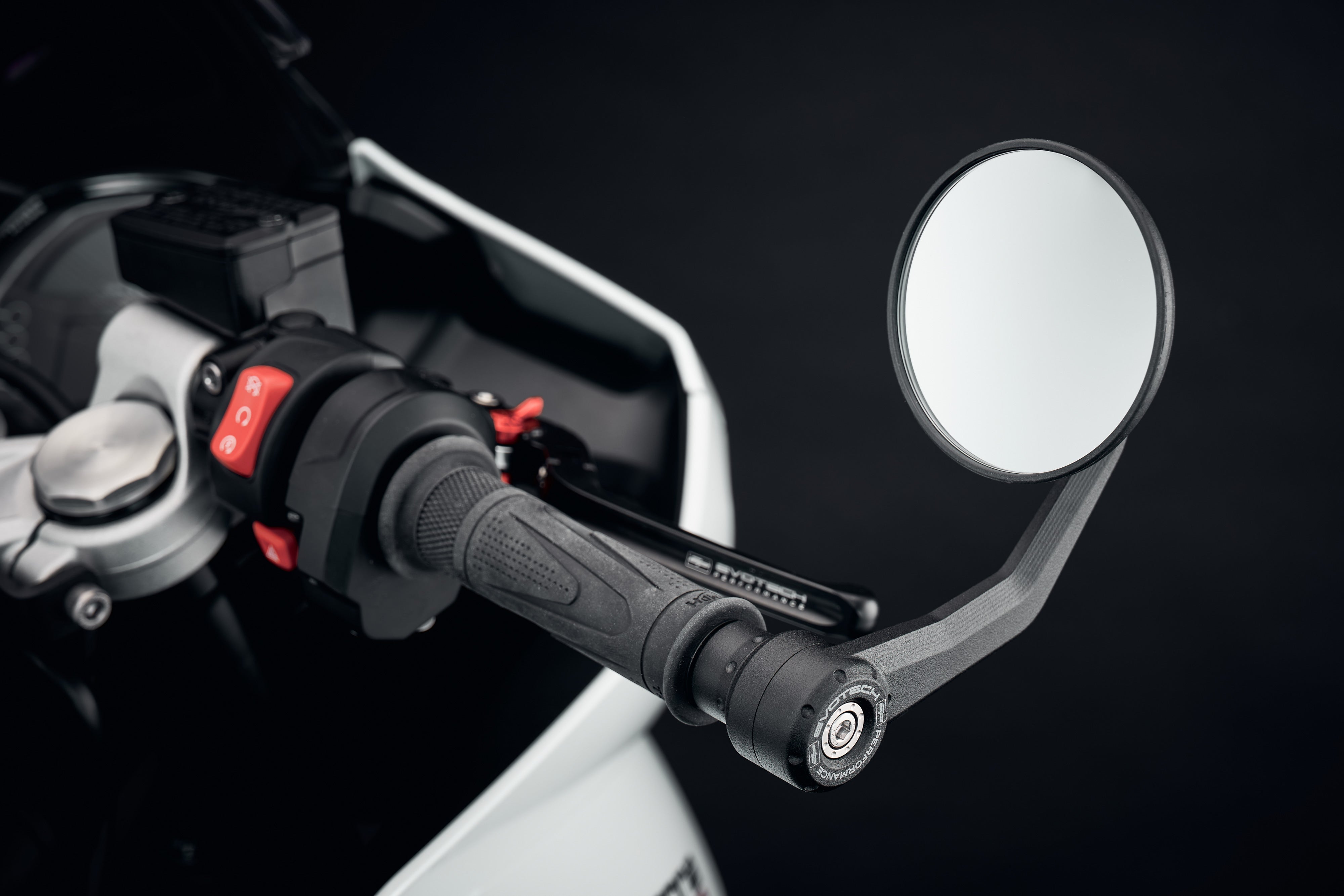 Evotech Bar End Mirrors - Triumph Trident 660 Triple Tribute Edition (2024+) - 2