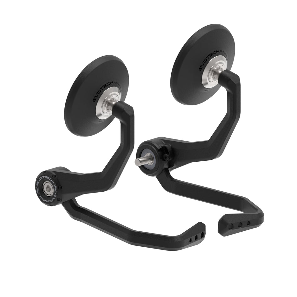 Evotech Bar End Mirrors / Brake and Clutch Protector Kit - Kawasaki Ninja 500 (2024+) - 1