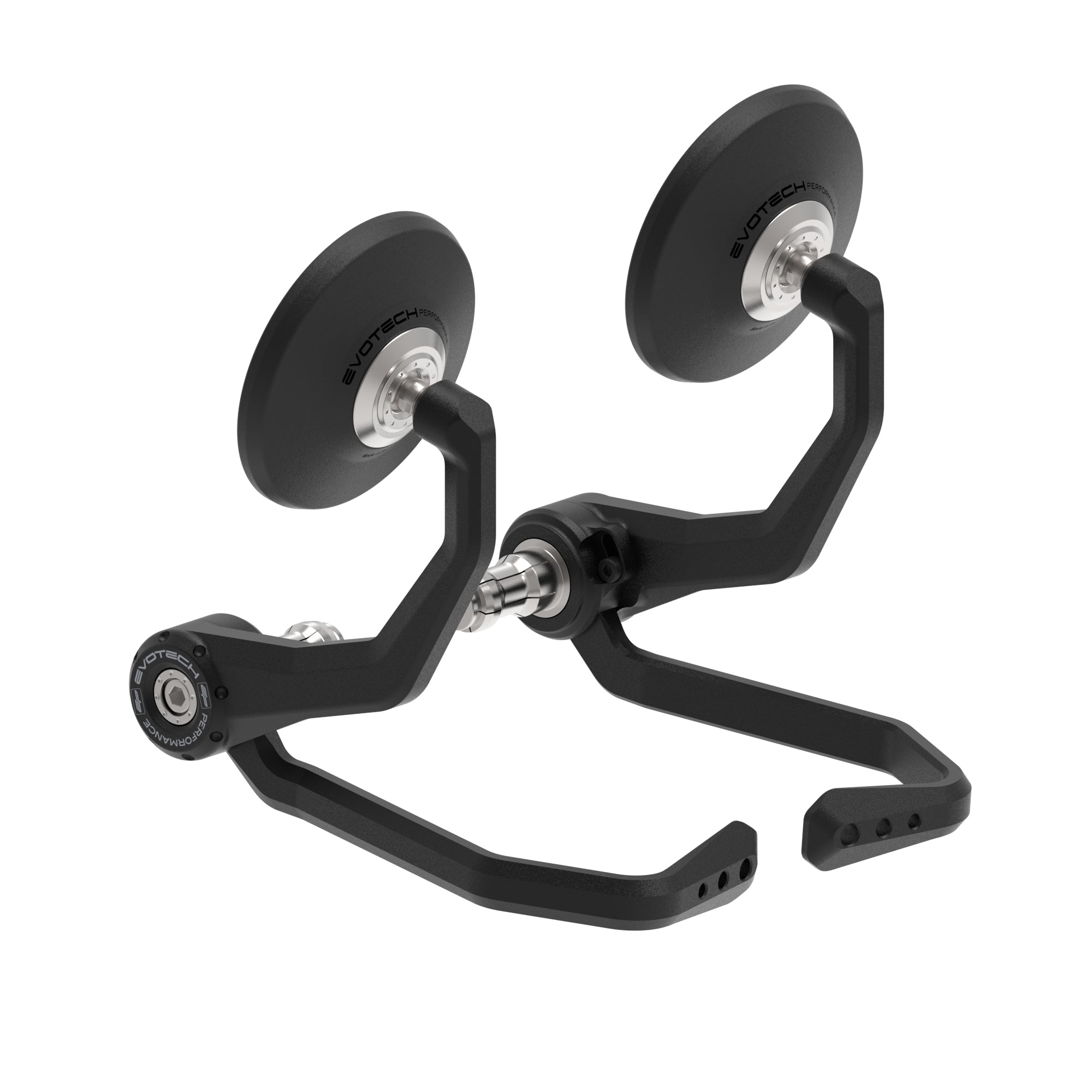 Evotech Bar End Mirrors / Brake and Clutch Protector Kit (Retro) - CFMoto 450SR S (2024+), PRN015536-015554-016116-016459-016469-016517-016518-35, Image 1