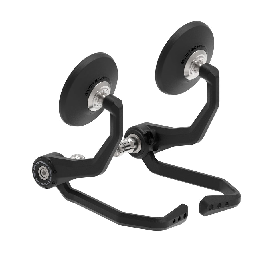 Evotech Bar End Mirrors / Brake and Clutch Protector Kit (Retro) - Ducati Monster 950 SP (2023+), PRN015536-015554-016116-016459-016469-016517-016518-017056-15, Image 1