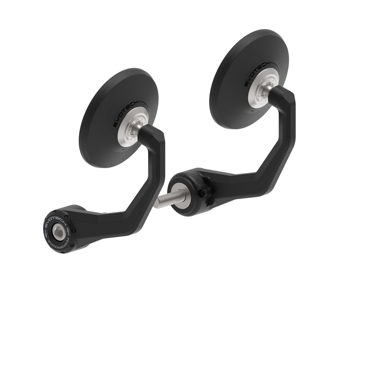 Evotech Bar End Mirrors (Retro) - BMW F 900 R Triple Black (2025+), PRN016459-016469-016516-017477-21, Image 1