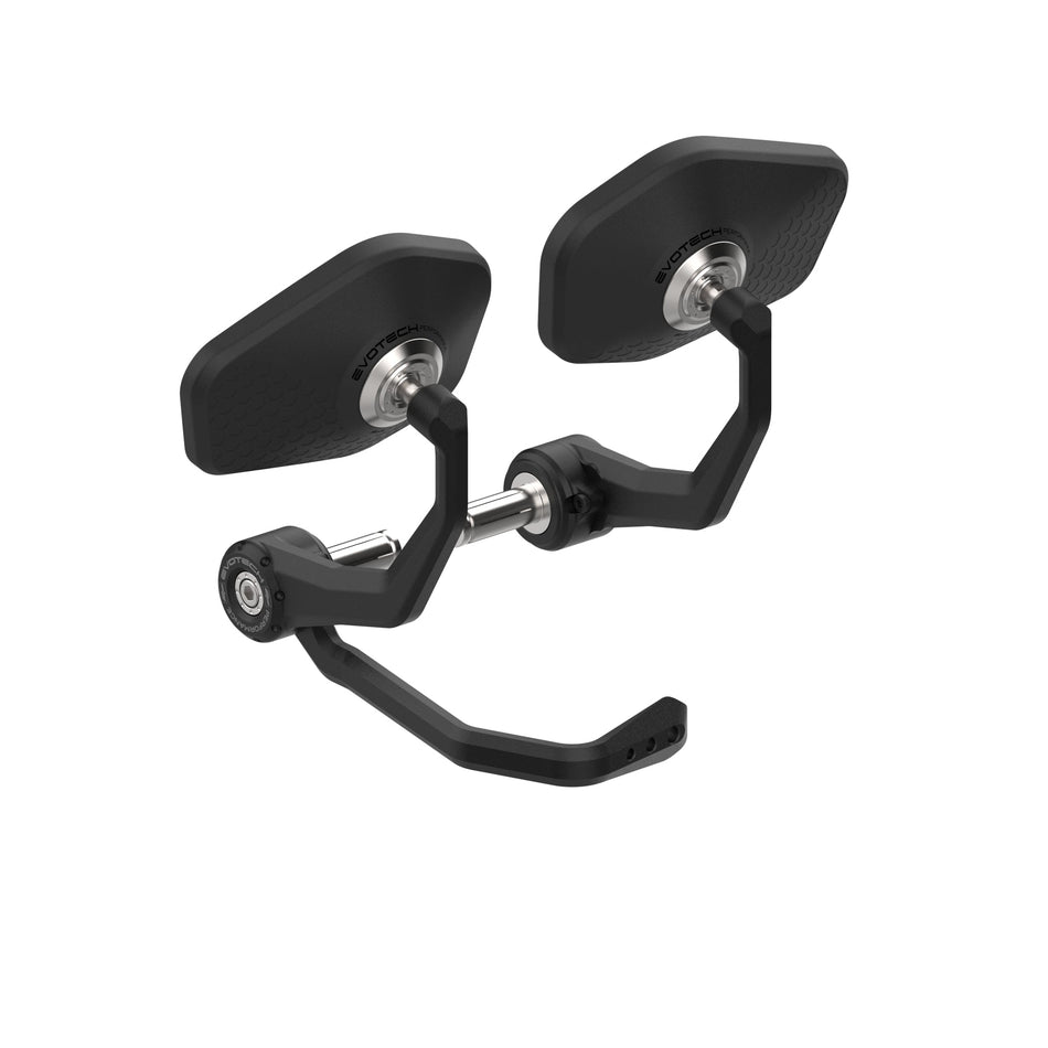 Evotech Bar End Mirrors / Brake Protector (Sport) - Ducati Hypermotard 950 RVE (2020+), PRN015536-016059-016466-016469-016516-016518-08, Image 1