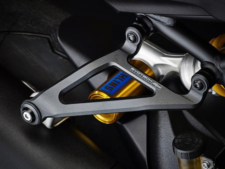 Evotech Ducati Monster 821 Exhaust Hanger & Pillion Footpeg Removal Kit (2018-2020) - 2