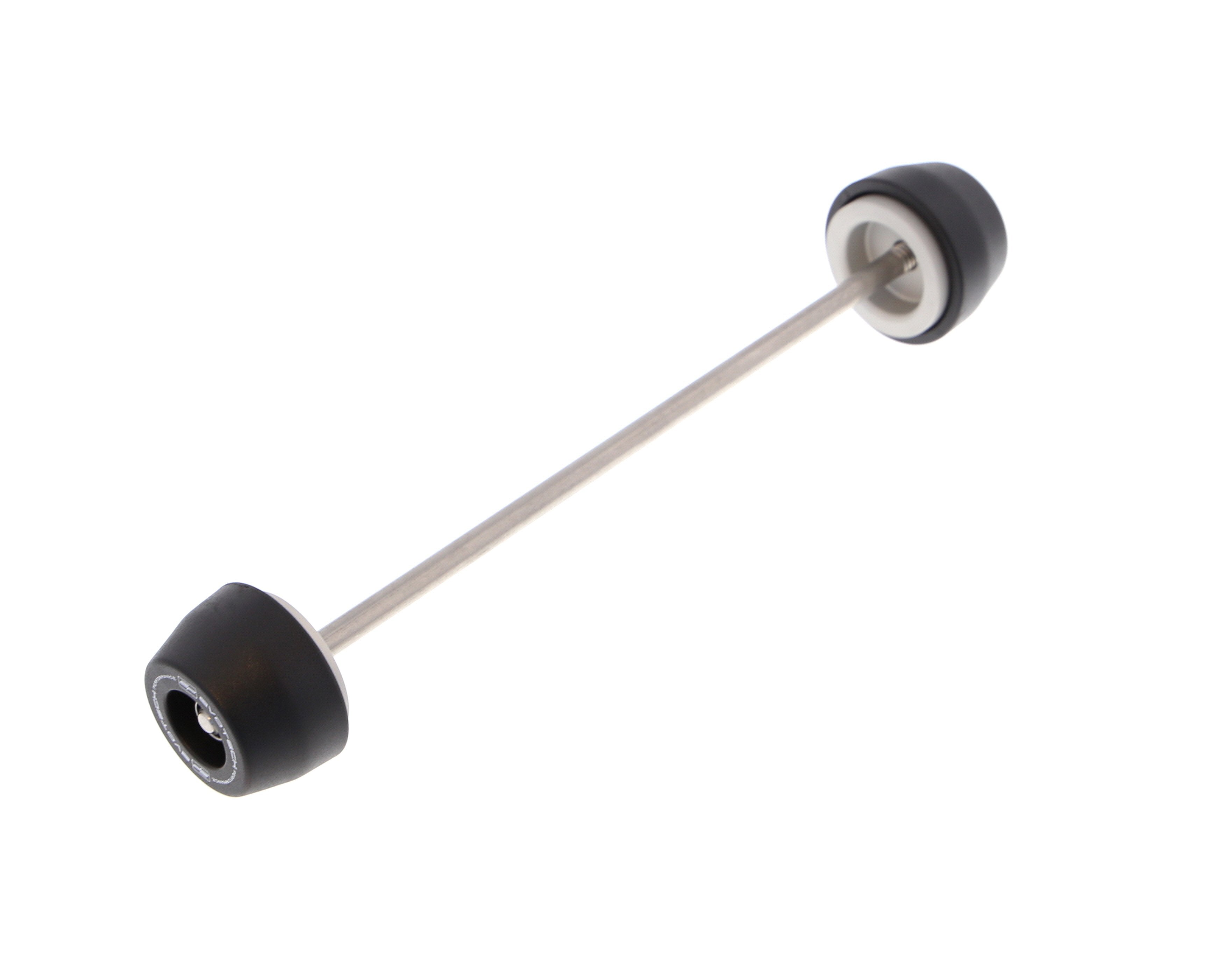 Evotech Front Spindle Bobbins for the Yamaha MT-09 SP are two nylon outer wheel sliders with inner stainless steel reinforcement. EP spindle bobbins are held in position using a stainless steel spindle rod.