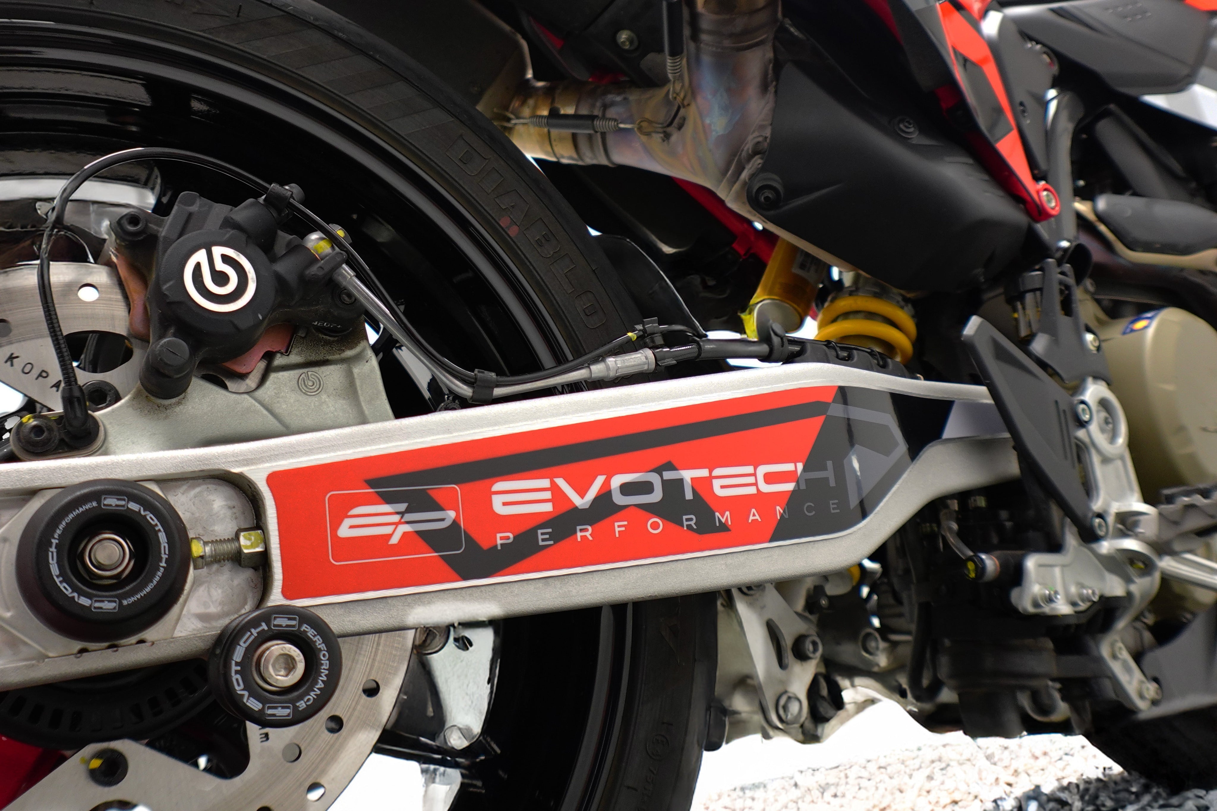 Evotech Swingarm Sticker / Protector - Ducati Hypermotard 698 Mono RVE (2024+) - 2