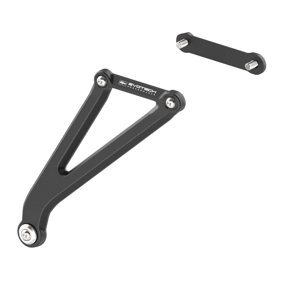 Evotech Kawasaki ZX6R Performance Exhaust Hanger & Pillion Footpeg Removal Kit (2019 - 2021)