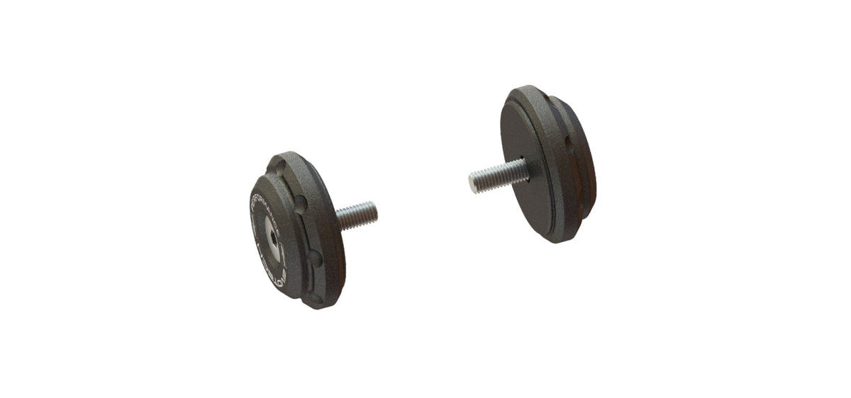 Evotech Bar End Weights for OE handlebar end mirrors - Triumph Trident (2025+) - 9