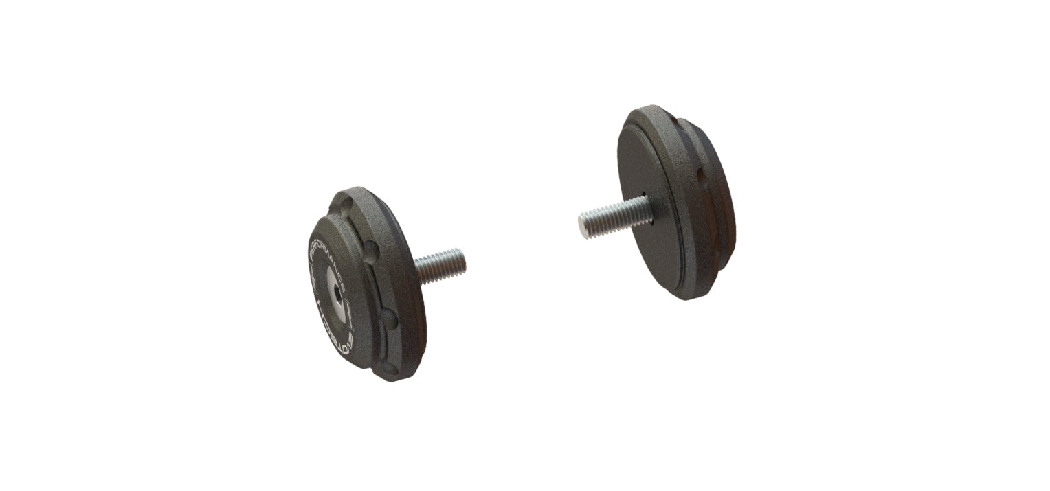 Evotech Bar End Weights for OE handlebar end mirrors - Triumph Trident (2025+) - 9