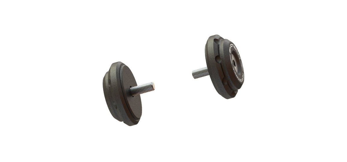 Evotech Bar End Weights for OE handlebar end mirrors - Triumph Trident (2025+) - 11