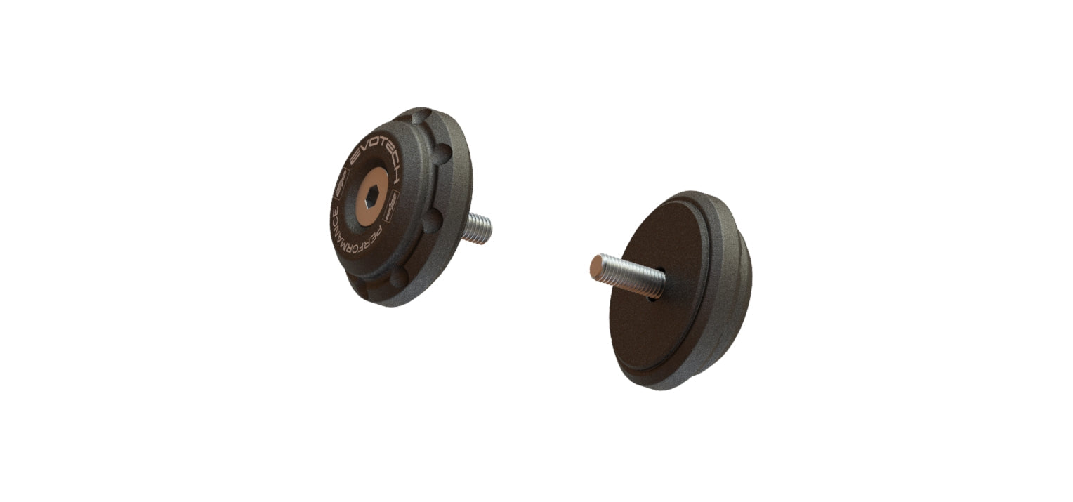 Evotech Bar End Weights for OE handlebar end mirrors - Triumph Trident (2025+) - 20