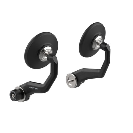 Evotech Handguard Bar End Mirrors (Retro) - Triumph Tiger 900 Rally Pro (2024+), PRN016459-017175-017591-017761-018367-03, Image 1