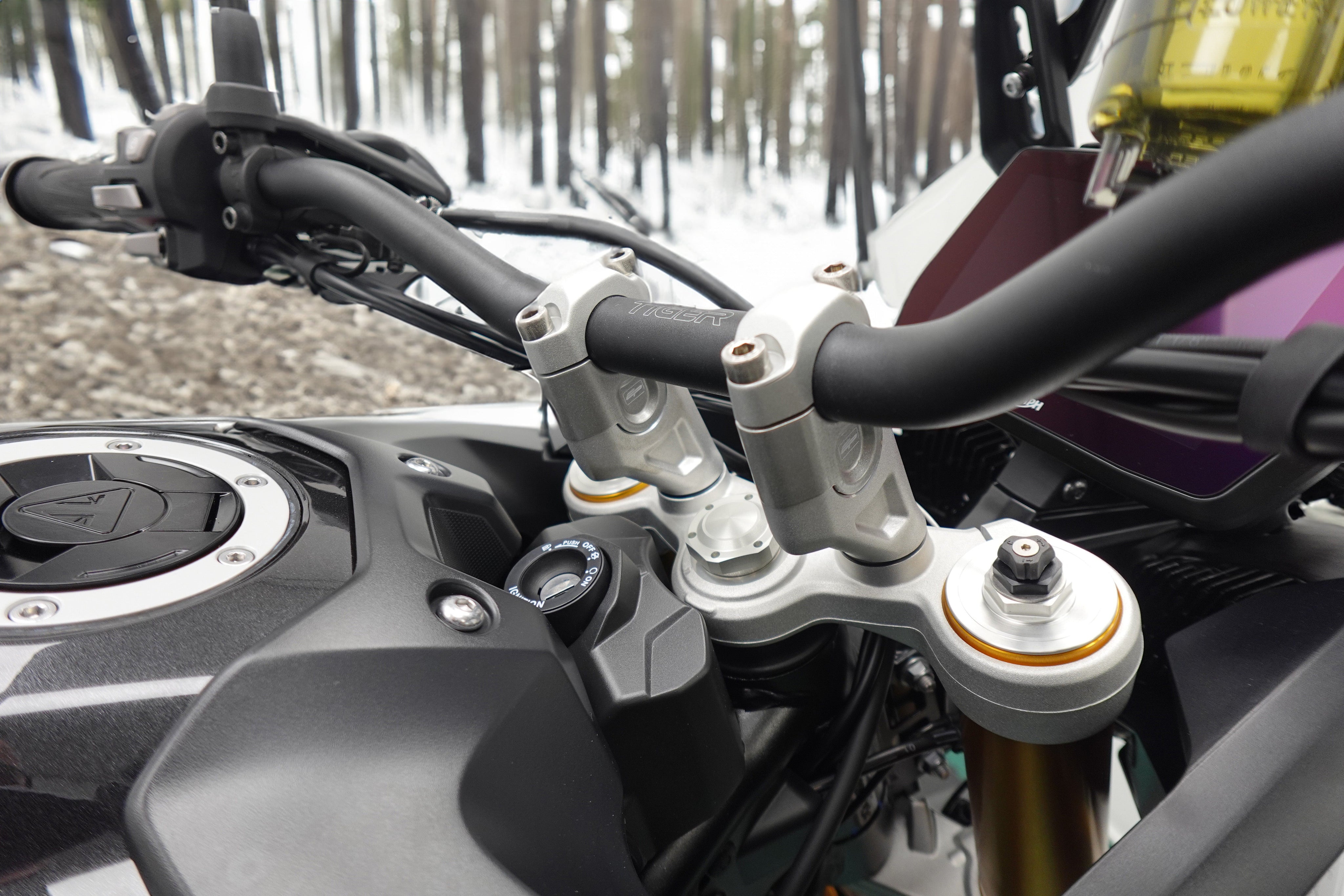 Evotech Handlebar Riser - Triumph Tiger 900 Rally Pro (2024+) - 3