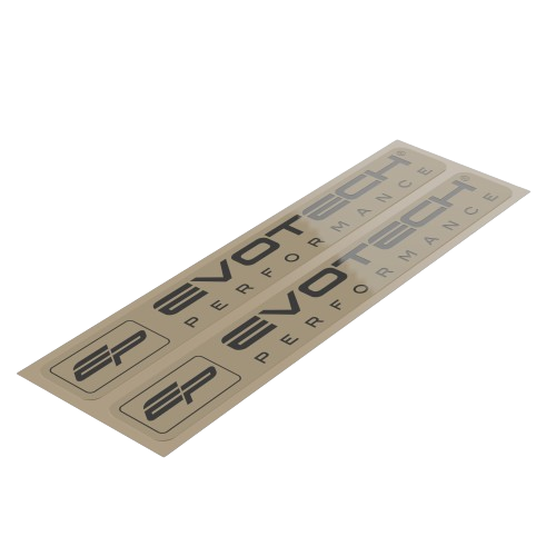 Evotech Performance Logo Sticker (Black) - 1