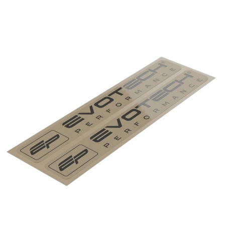 Evotech Performance Logo Sticker (Black) - 1