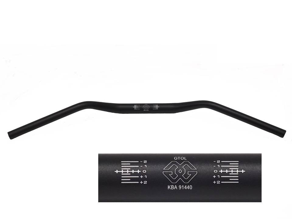 Gilles Tooling GT oversize handlebar low black, GTO-L-B - 2