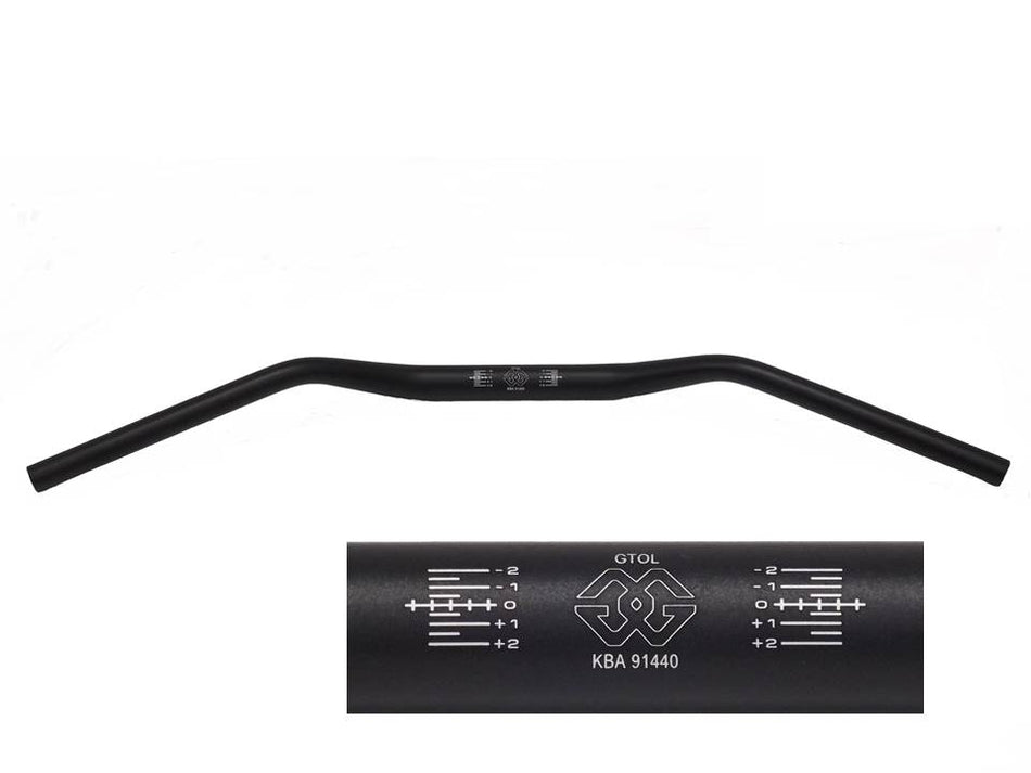 Gilles Tooling GT oversize handlebar low black, GTO-L-B - 2