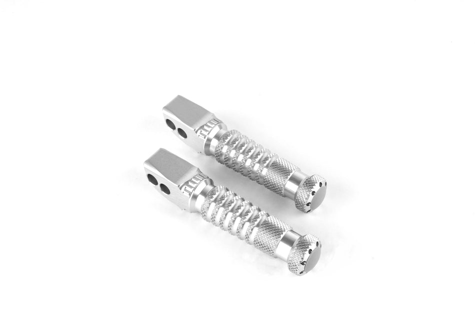Gilles Tooling Sport foot peg set, pillion, silver, RGK-830-UF16-SET-S - 2