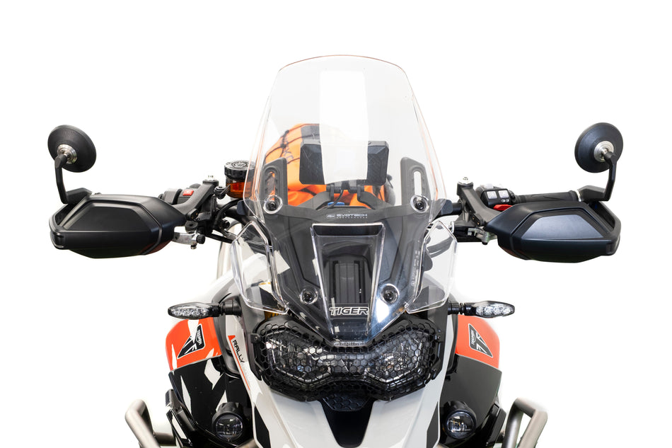 Evotech Handguard Bar End Mirrors (Retro) - Triumph Tiger 900 GT Aragon Edition (2023), PRN016459-017175-017591-017761-018367-08, Image 2