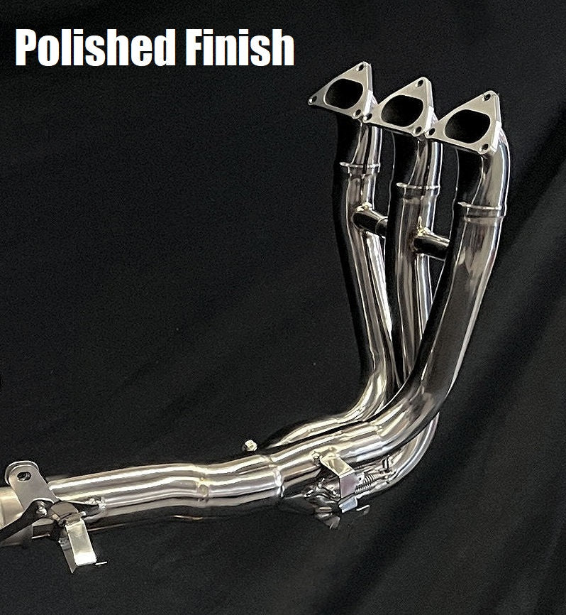 Triumph Speed Triple 1200 RS & RR Polished Titanium Headers and Link Pipe 2021-2024