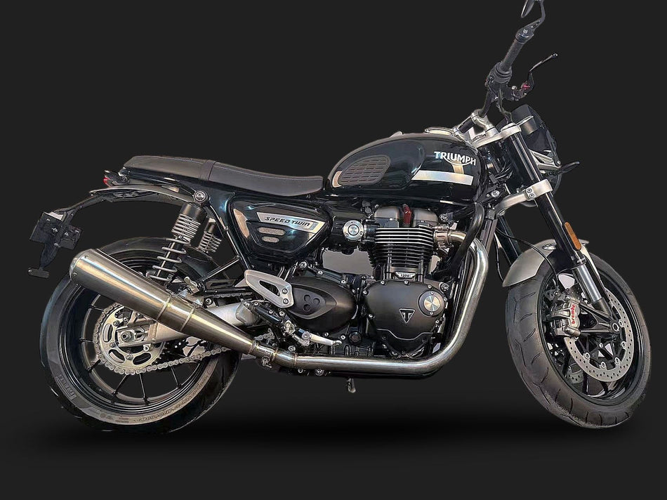 Triumph Speed Twin Vandemon 1200 Polished Titanium Exhaust