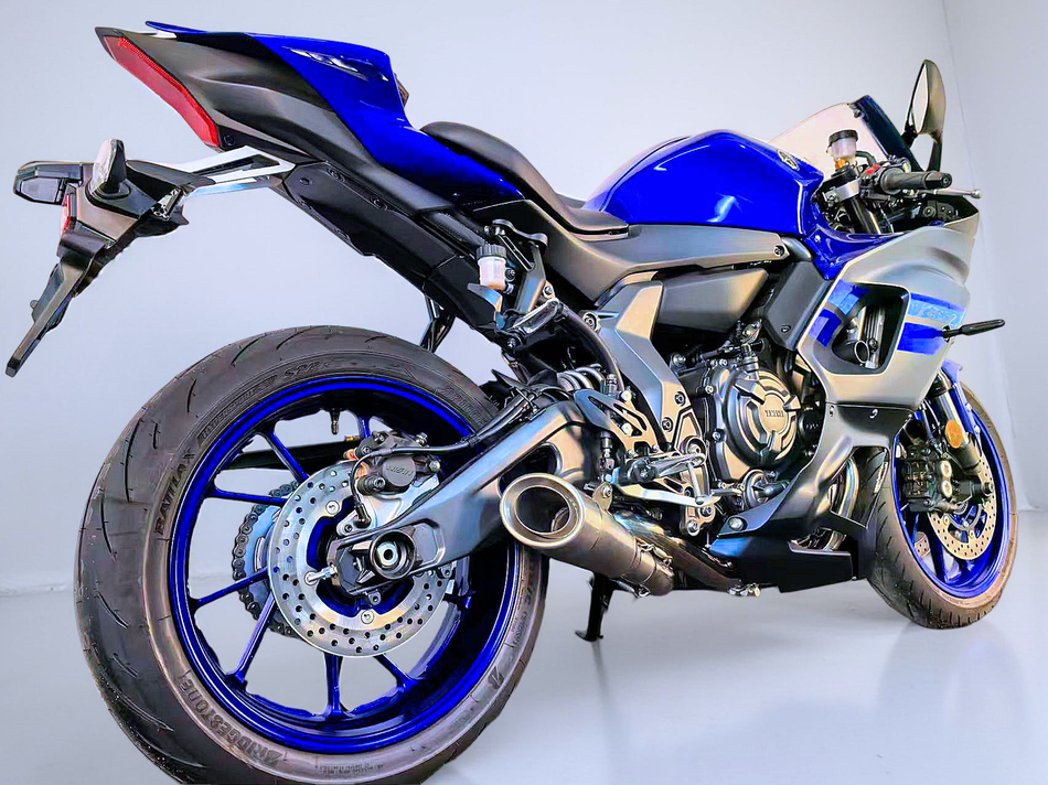 Yamaha YZF R7 Vandemon Titanium Slash Cut Exhaust System