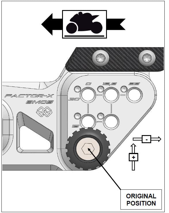 Gilles Tooling rearset FXR, FXR-BM05-B - 1