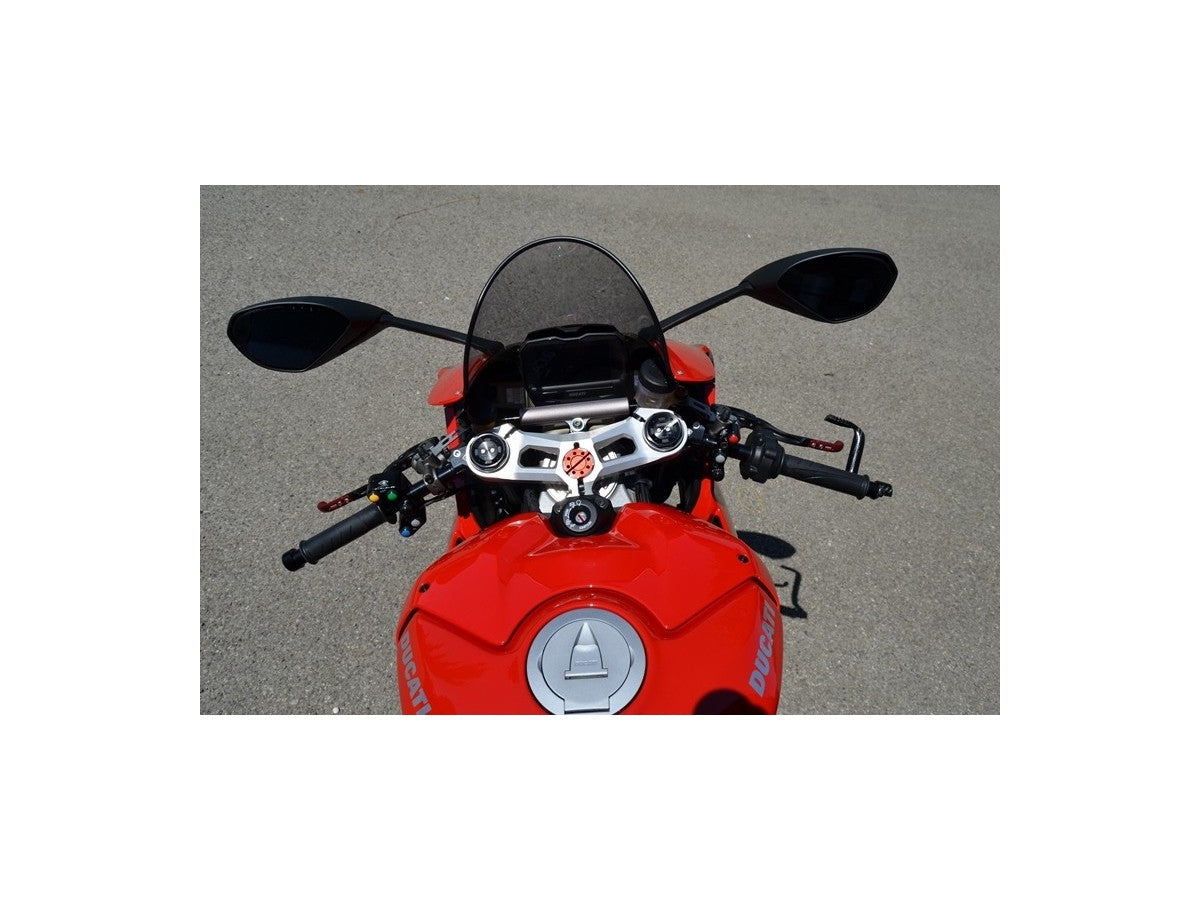 BSRA53V4D - V4 ADJUSTABLE HANDLEBAR GP d. 53 MM. OFF SET 15 mm. - DBK Special Parts - 12