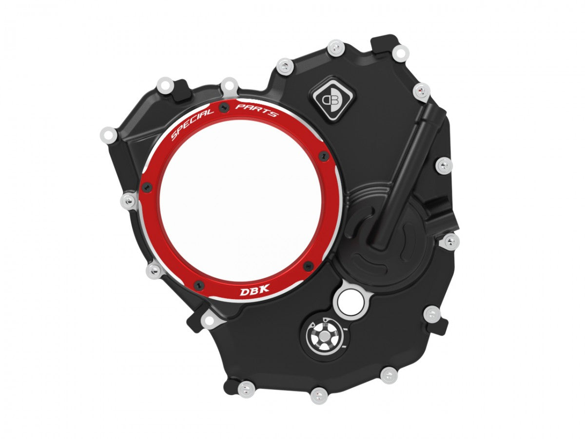 CCDV18 - DUCATI V2 CLEAR CLUTCH COVER - DBK Special Parts - 6