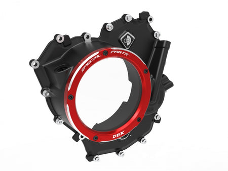 CCDV18 - DUCATI V2 CLEAR CLUTCH COVER - DBK Special Parts - 7