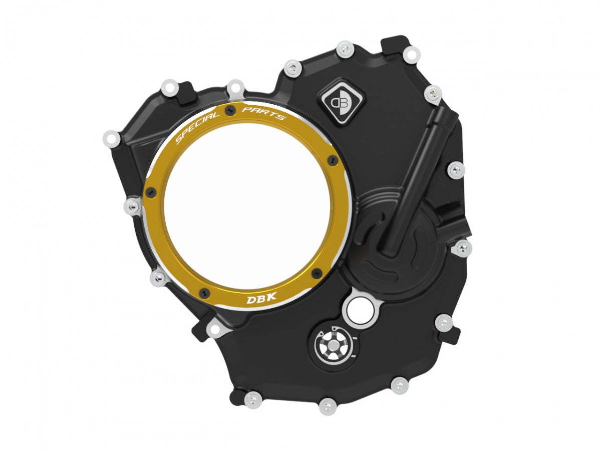 CCDV18 - DUCATI V2 CLEAR CLUTCH COVER - DBK Special Parts - 9