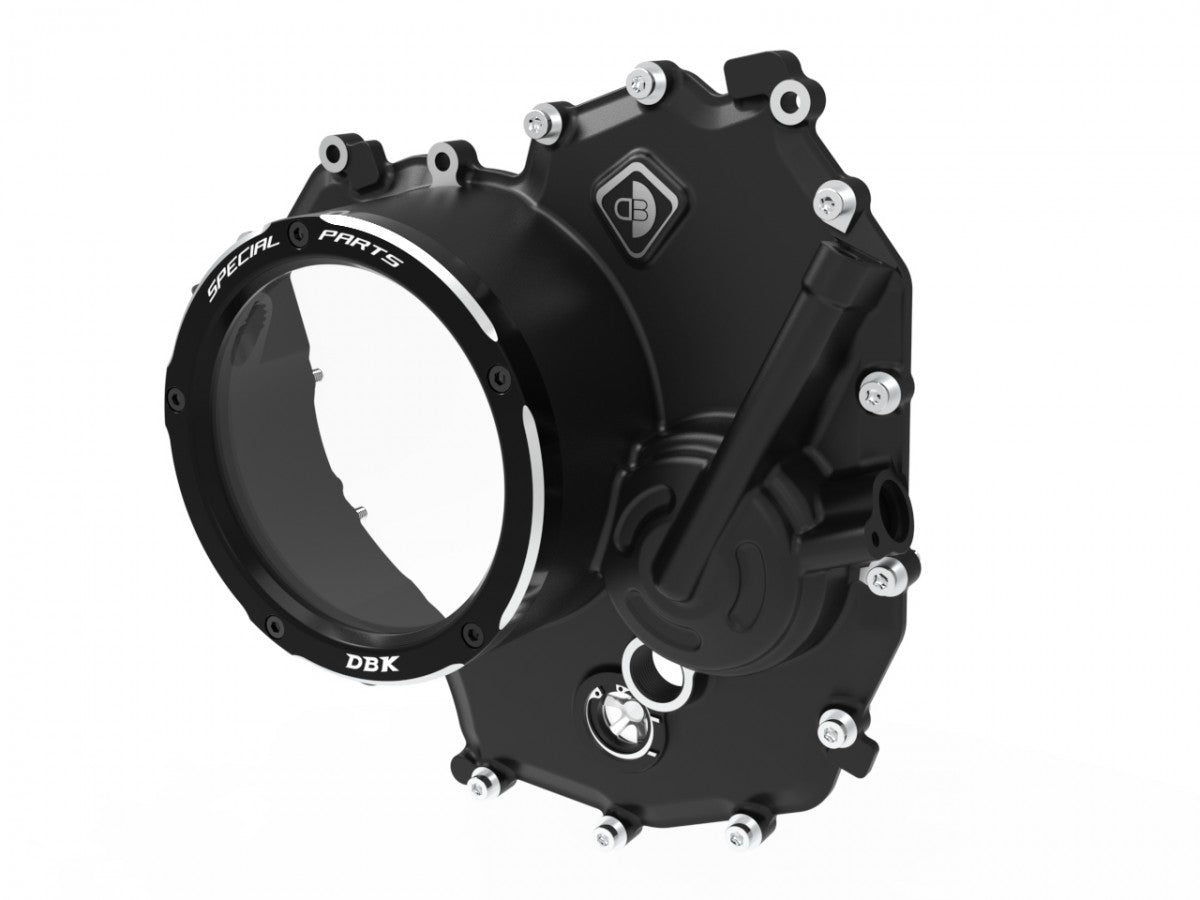 CCDV18 - DUCATI V2 CLEAR CLUTCH COVER - DBK Special Parts - 14