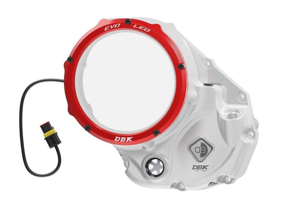 CCDVL05 - EVO LED CLEAR CLUTCH COVER - DBK Special Parts - 22