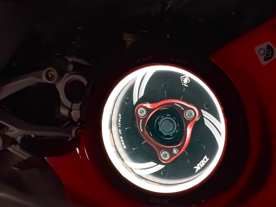 CCDVL10 - EVO LED CLEAR CLUTCH COVER - DBK Special Parts - 2