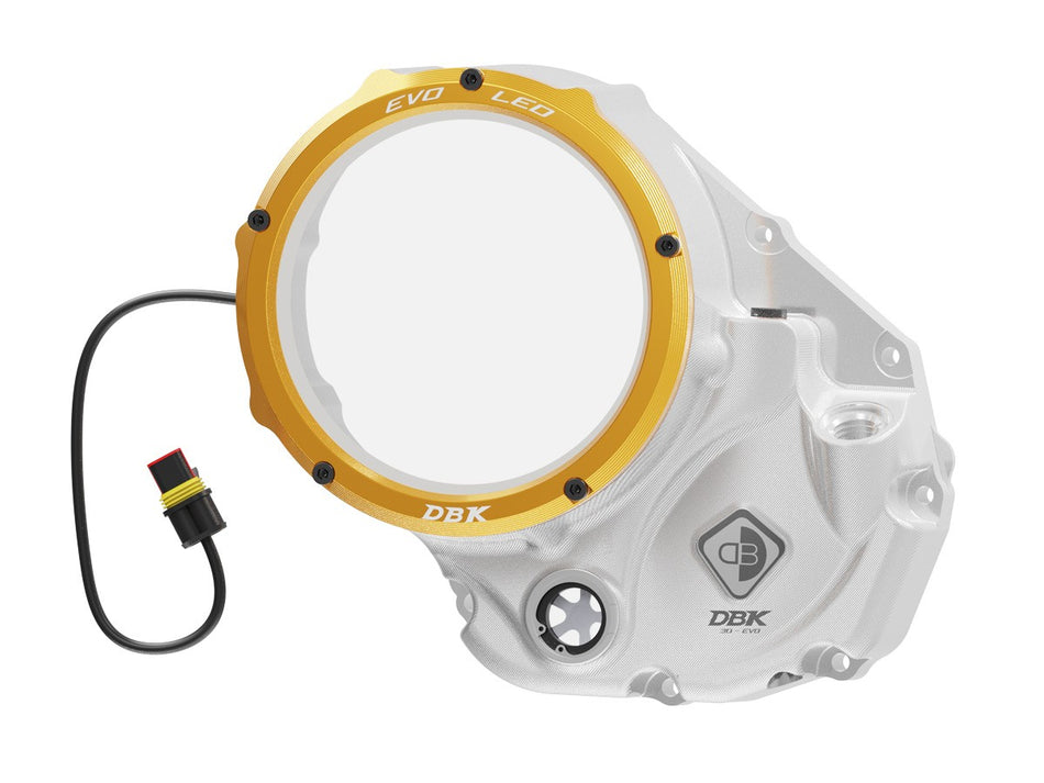 CCDVL10 - EVO LED CLEAR CLUTCH COVER - DBK Special Parts - 24