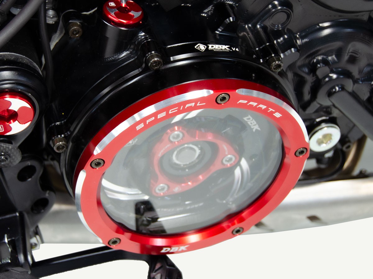 CCV401 - CLEAR CLUTCH COVER PANIGALE V4 - DBK Special Parts - 4