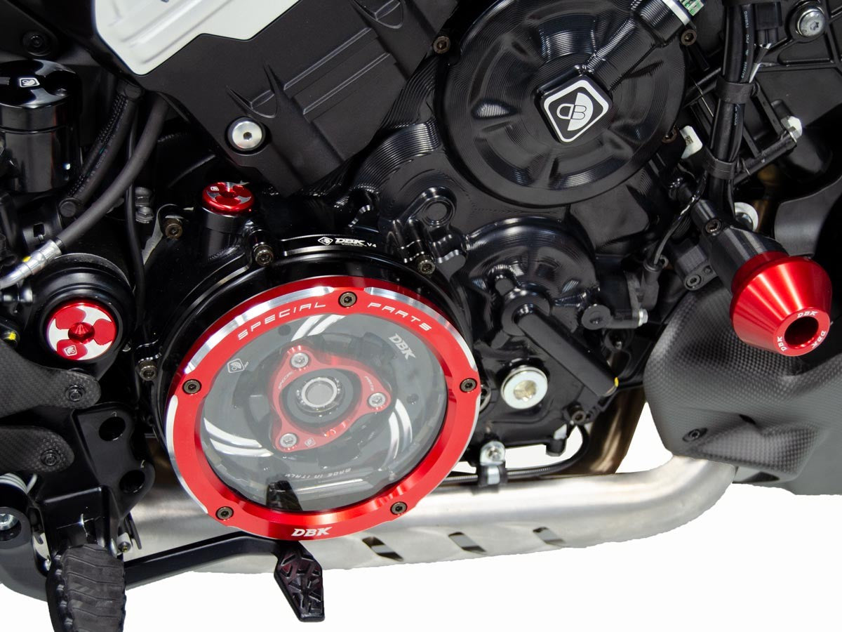 CCV401 - CLEAR CLUTCH COVER PANIGALE V4 - DBK Special Parts - 5